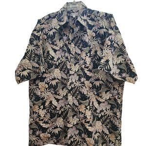 Vintage Pierre‎ Cardin Korean Mens Hawaiian Shirt Large